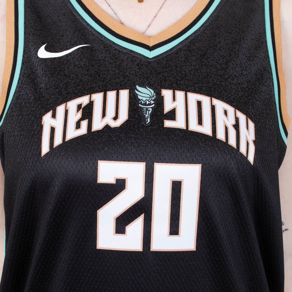Ducks Spirit, Nike, Black, Jerseys, Performance/Dri-FIT, Women, Unisex, Basketball, Explorer Edition, WNBA, New York Liberty, #20, Ionescu, 951513